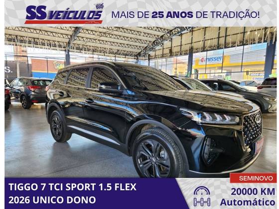 CAOA CHERY TIGGO 7 1.5 TCI TURBO FLEX SPORT CVT CAOA CHERY TIGGO 7 1.5 TCI TURBO FLEX SPORT CVT
